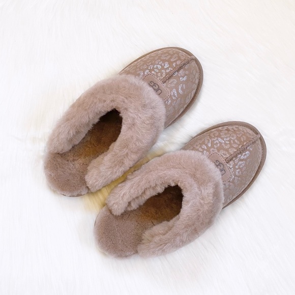 UGG Coquette Snow Leopard Amphora Slippers - Picture 2 of 6